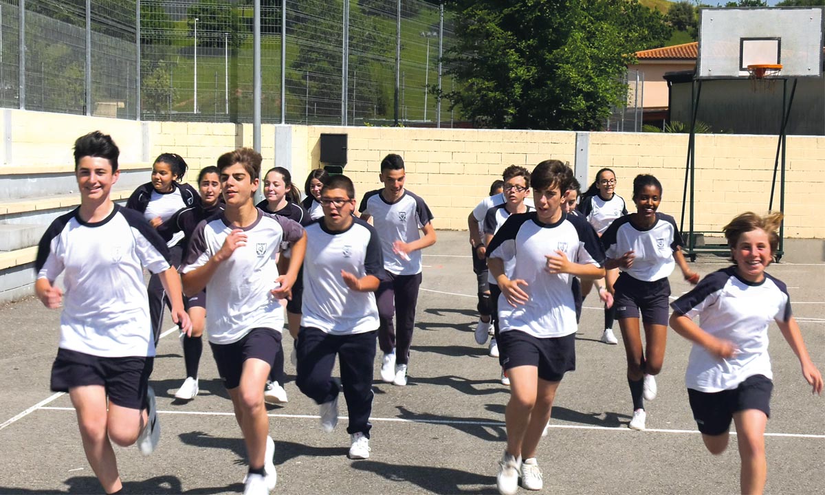 Alumnos ESO educación física