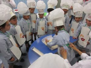 Alumnos de infantil de panaderos