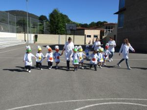 Alumnos de infantil de panaderos