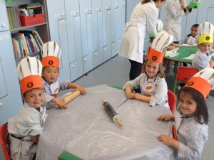 Alumnos de infantil de panaderos