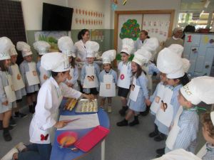 Alumnos de infantil de panaderos