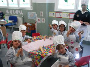 Alumnos de infantil de panaderos