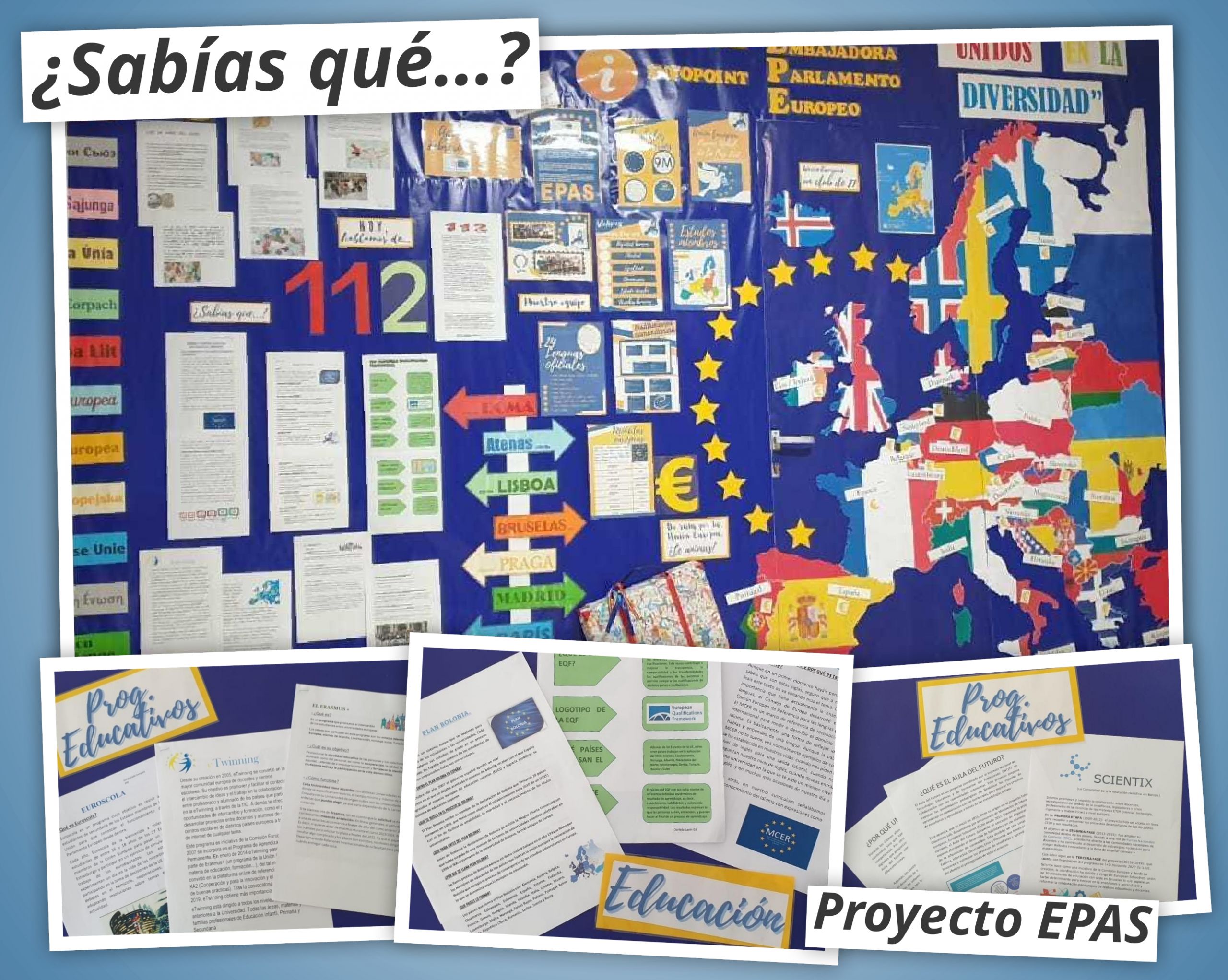 Collage noticias educativas